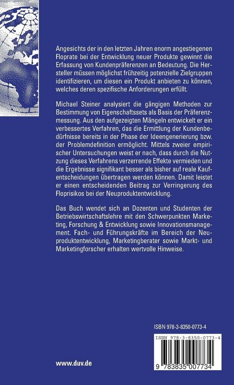 Produktbild: Nachfragerorientierte Pr&auml;ferenzmessung