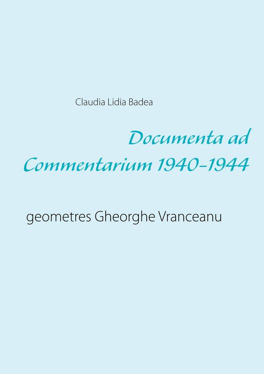 Produktbild: Documenta ad Commentarium 1940-1944