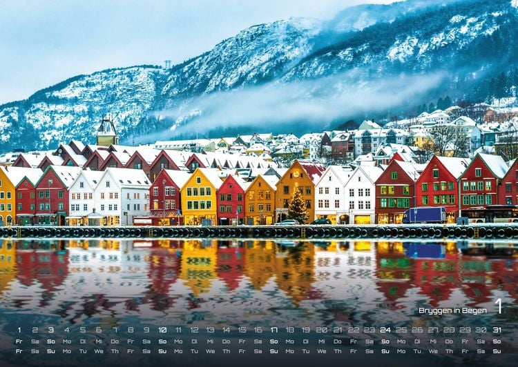 Produktbild: Norwegen &ndash; Im Land der Fjorde - 2027 - Kalender DIN A2