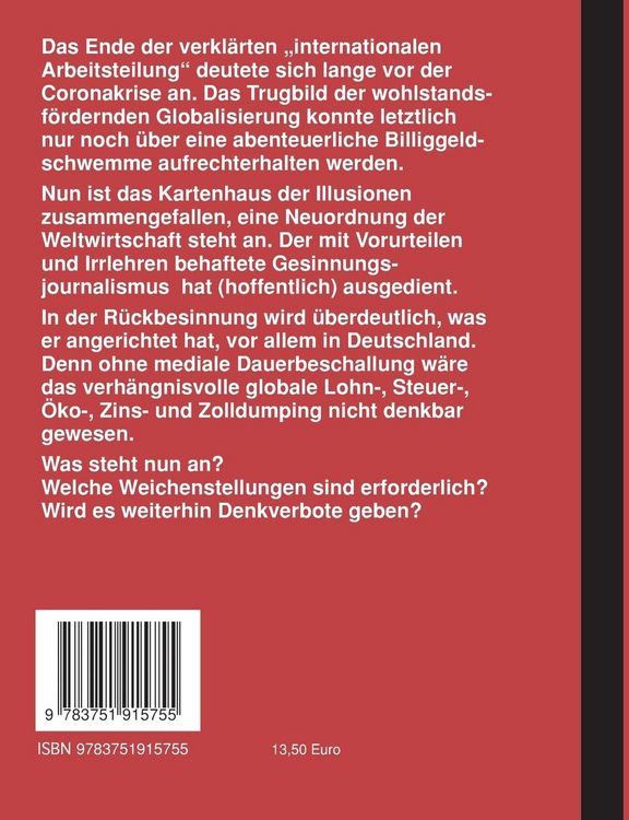 Produktbild: Die Wandlung Deutschlands nach der Corona-Krise
