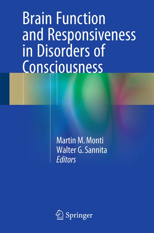 Produktbild: Brain Function and Responsiveness in Disorders of Consciousness
