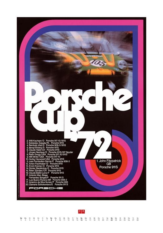 Produktbild: Porsche Rennplakate 2026