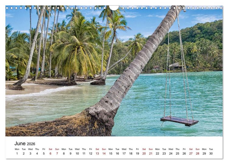 Produktbild: Destination Thailand (Wall Calendar 2026 DIN A3 landscape), CALVENDO 12 Month Wall Calendar
