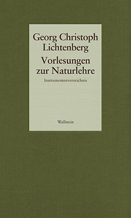 Produktbild: Vorlesungen zur Naturlehre