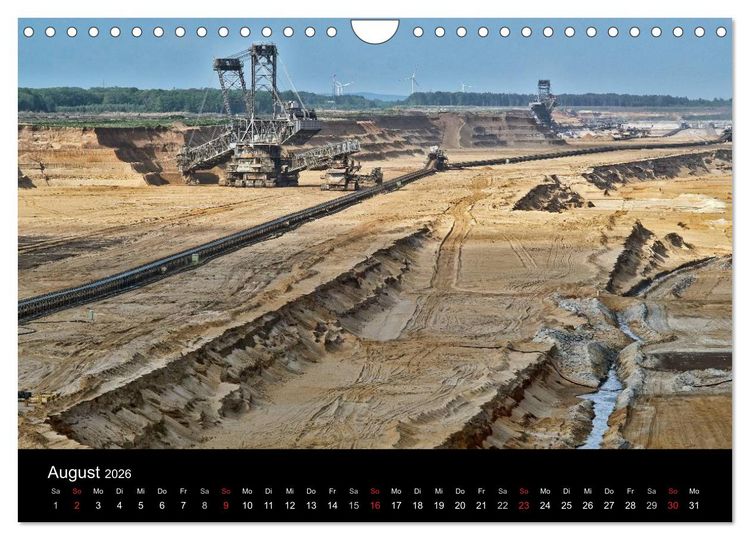 Produktbild: Der Tagebau (Wandkalender 2026 DIN A4 quer), CALVENDO Monatskalender