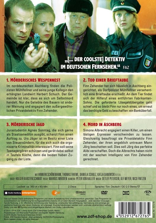 Produktbild: Kleines Dorf - Gro&szlig;e Verbrechen - Finn Zehenders m&ouml;rderische F&auml;lle [2 DVDs]