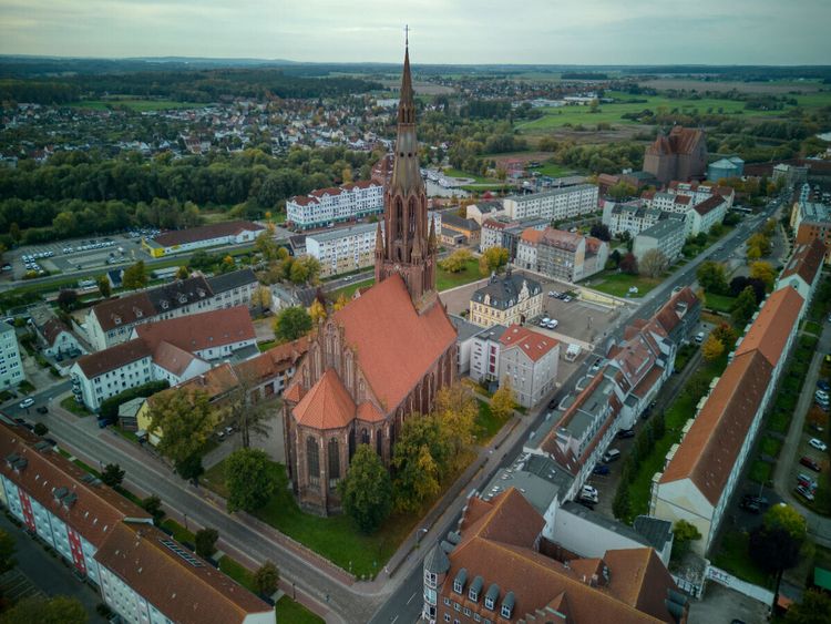 Produktbild: CALVENDO Puzzle Demmin | 1000 Teile Lege-Gr&ouml;&szlig;e 64x48cm Foto-Puzzle f&uuml;r gl&uuml;ckliche Stunden
