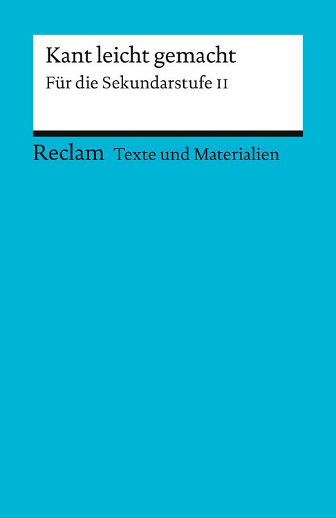 Produktbild: Kant leicht gemacht. F&uuml;r die Sekundarstufe II