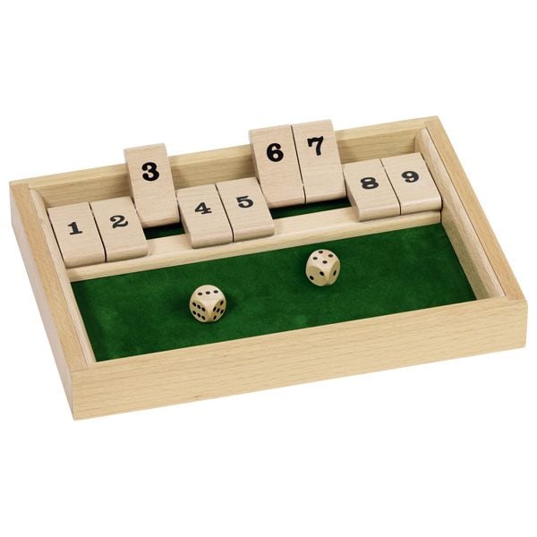 Produktbild: goki Shut the Box, W&uuml;rfelspiel