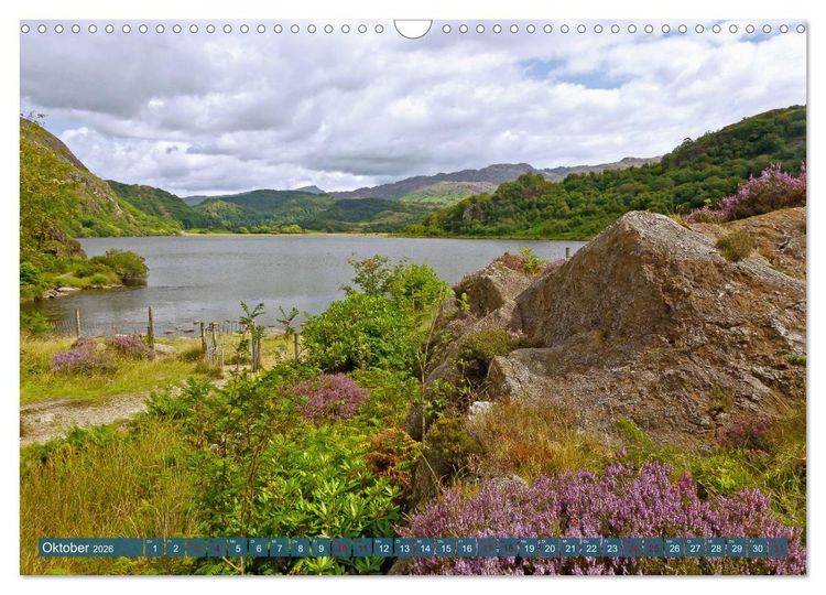 Produktbild: Herbe Sch&ouml;nheit Wales (Wandkalender 2026 DIN A3 quer), CALVENDO Monatskalender
