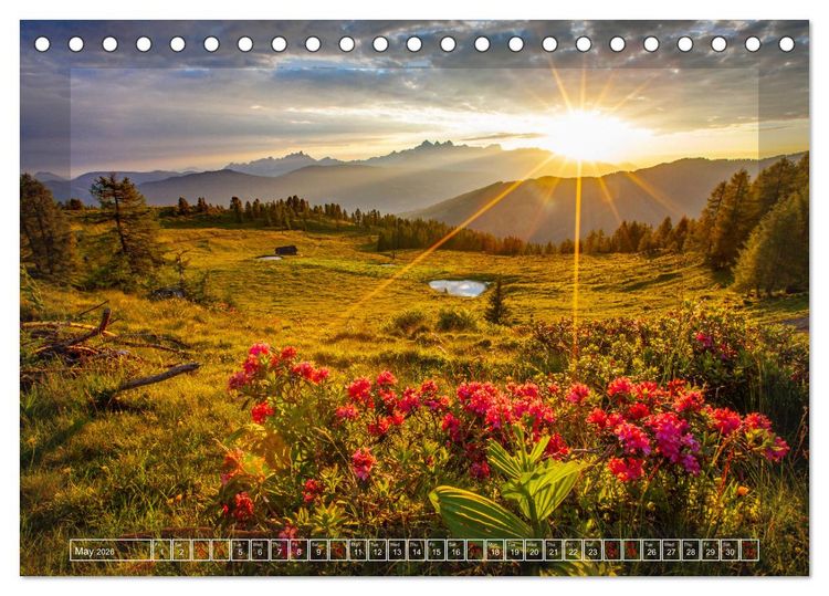 Produktbild: When the sun rises and sets (Desk Calendar 2026 DIN A5 landscape), CALVENDO 12 Month DeskCalendar