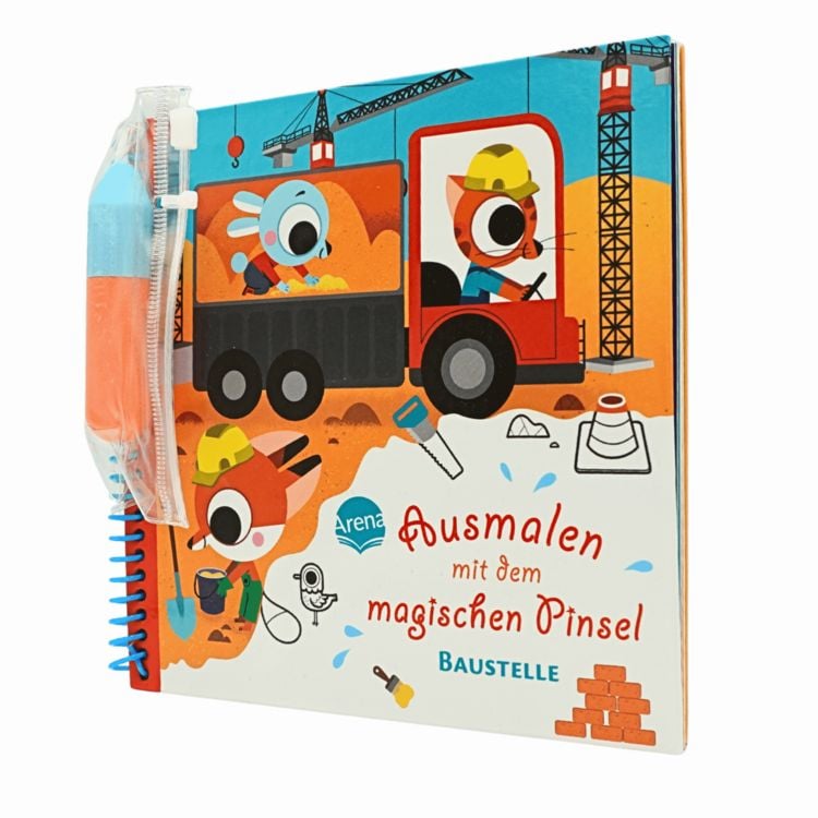 Produktbild: Ausmalen mit dem magischen Pinsel. Baustelle