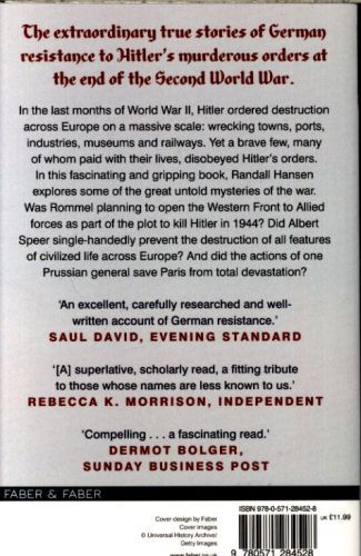Produktbild: Hansen, R: Disobeying Hitler