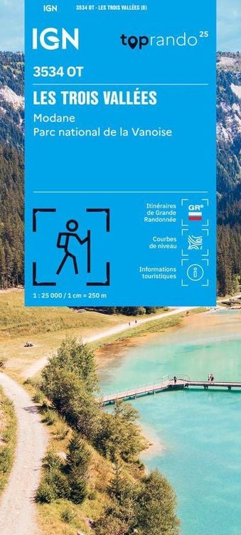 Produktbild: 3534OT Les Trois Vall&eacute;es - Modane - Parc National De La Vanoise