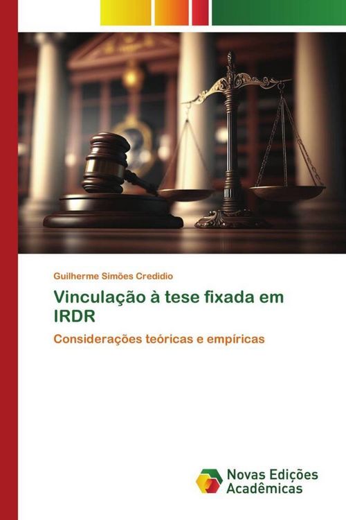 Produktbild: Vincula&ccedil;&atilde;o &agrave; tese fixada em IRDR