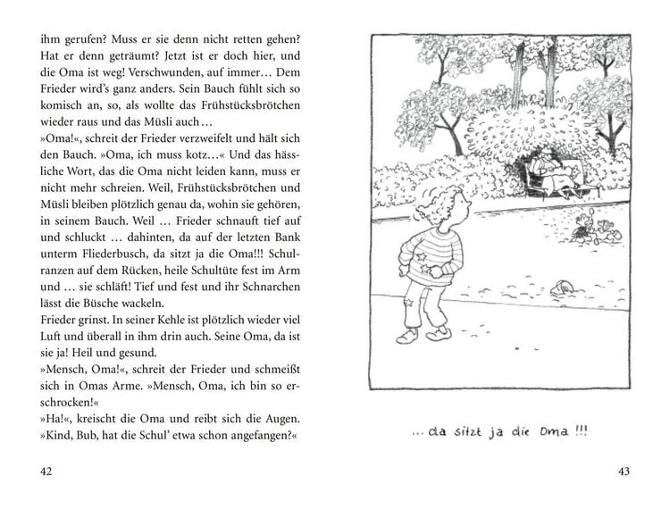 Produktbild: &raquo;Schule!&laquo;, schreit der Frieder, und die Oma, die kommt mit