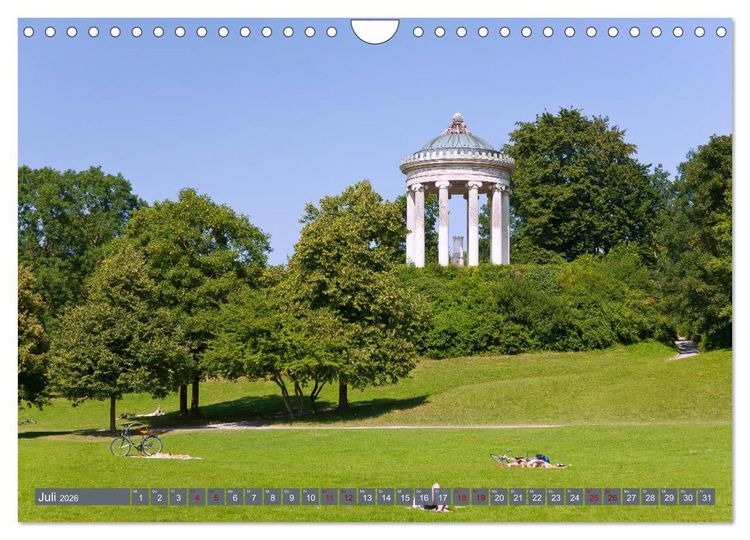 Produktbild: Weltst&auml;dtchen M&uuml;nchen (Wandkalender 2026 DIN A4 quer), CALVENDO Monatskalender