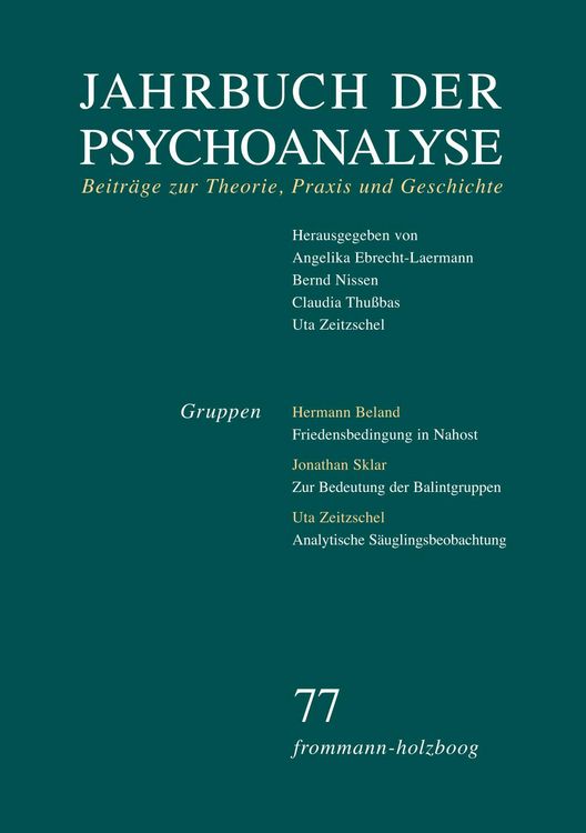 Produktbild: Jahrbuch der Psychoanalyse / Band 77: Gruppen