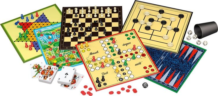 Produktbild: Schmidt 49195 - Spielesammlung ROT mit 300 Spielem&ouml;glichkeiten;