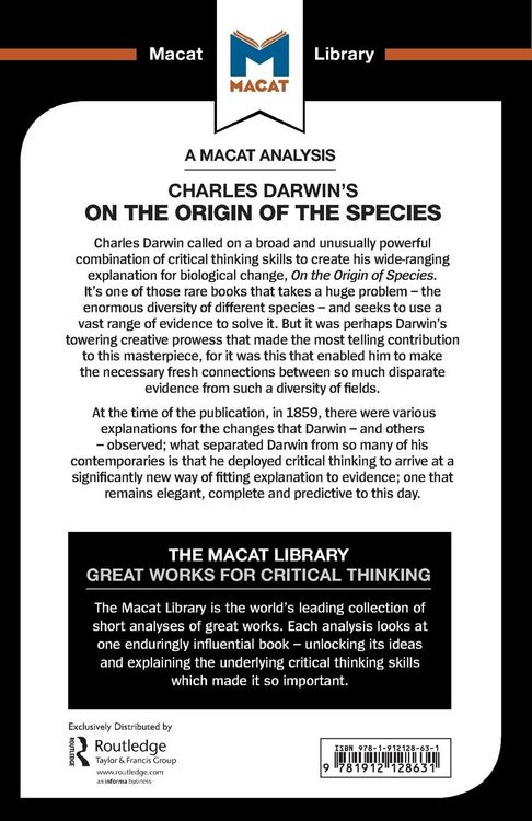 Produktbild: An Analysis of Charles Darwin's On the Origin of Species
