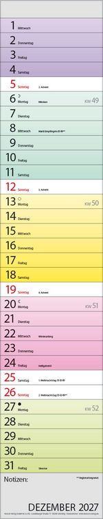 Produktbild: Planer Farbenspiel 2027