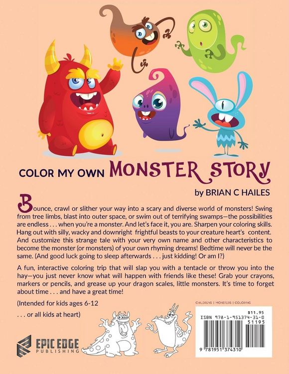 Produktbild: Color My Own Monster Story