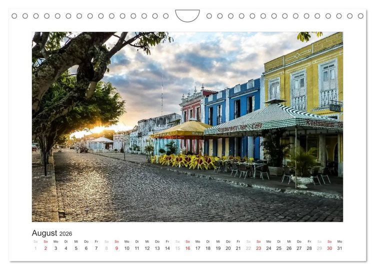 Produktbild: Brasilien 2026 Bahia - die Wiege Brasiliens (Wandkalender 2026 DIN A4 quer), CALVENDO Monatskalender