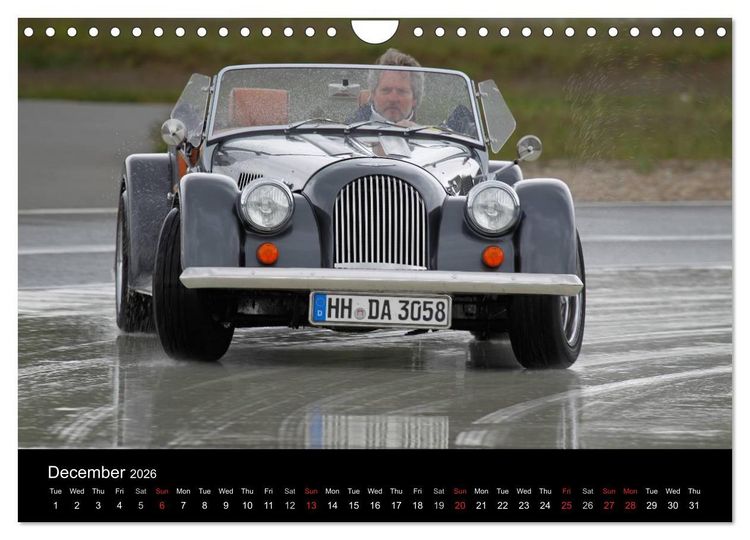 Produktbild: Morgan, the last real sports car (Wall Calendar 2026 DIN A4 landscape), CALVENDO 12 Month Wall Calendar