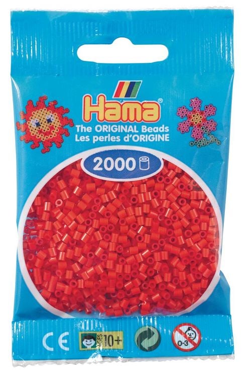 Produktbild: Mini-Perlen, 2000St. Rot