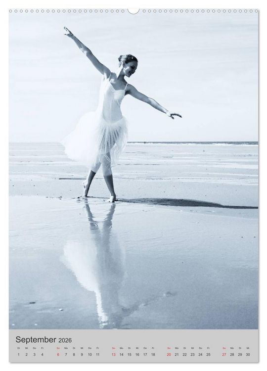 Produktbild: Ballerina (Wandkalender 2026 DIN A2 hoch), CALVENDO Monatskalender