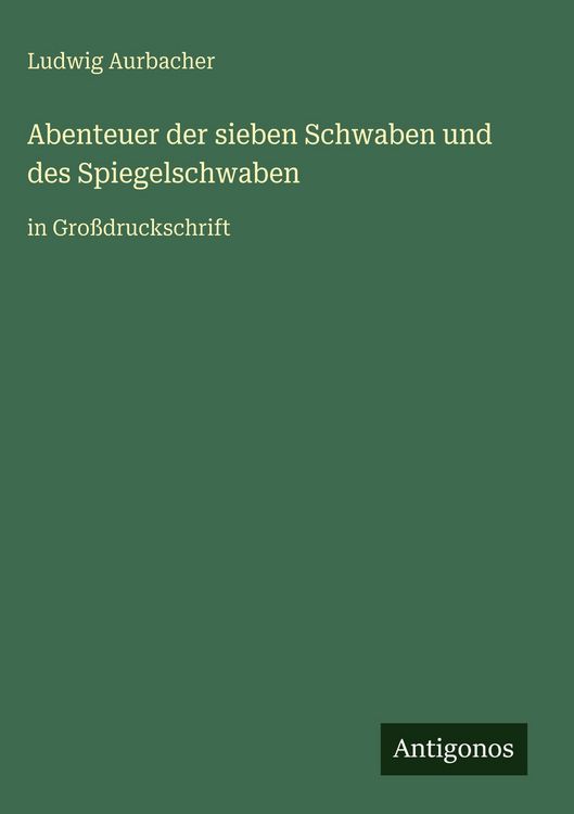 Produktbild: Abenteuer der sieben Schwaben und des Spiegelschwaben