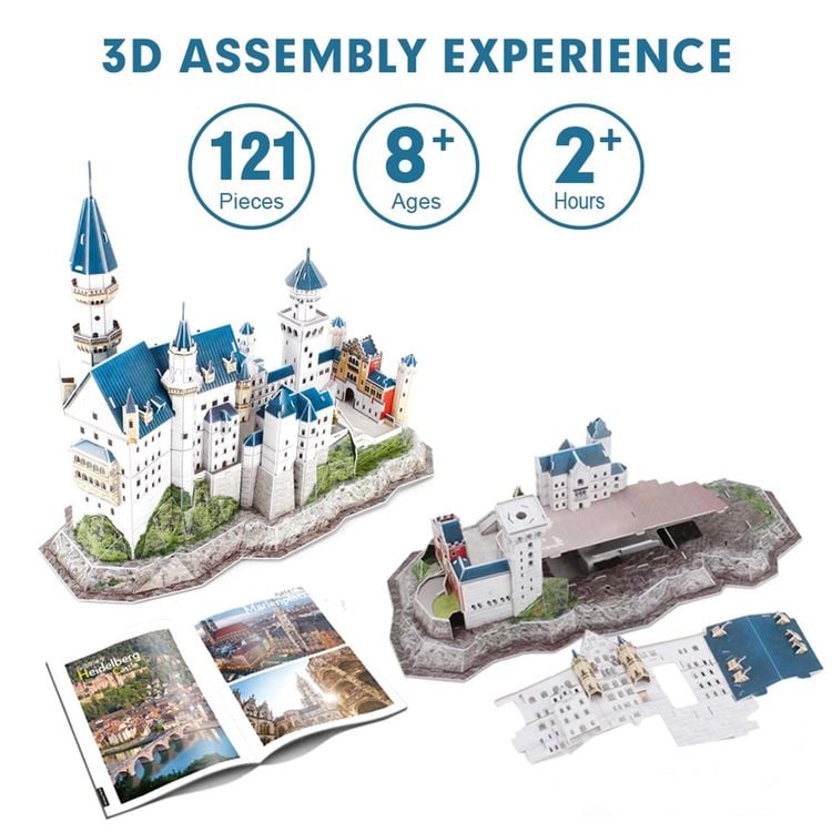 Produktbild: CUBICFUN - 3D Puzzle Schloss Neuschwanstein 121 Teile