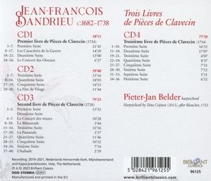 Produktbild: Dandrieu:Trois Livres de Pieces de Clavecin