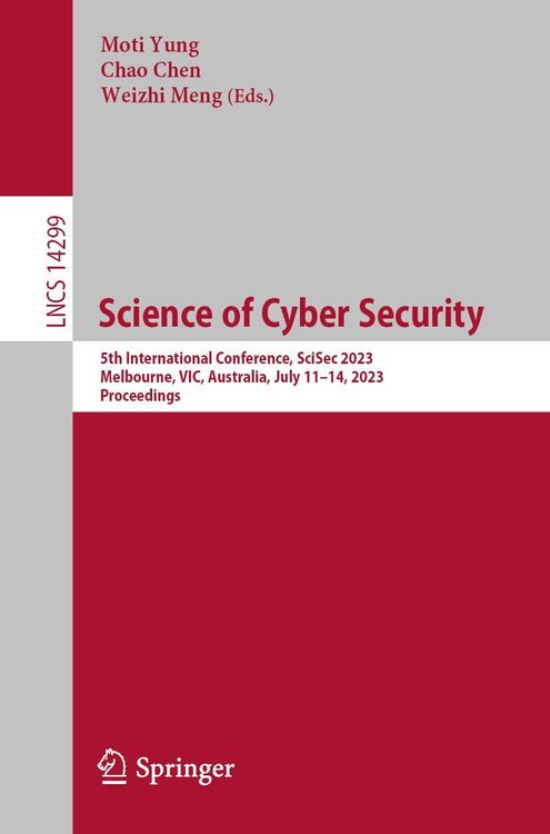 Produktbild: Science of Cyber Security