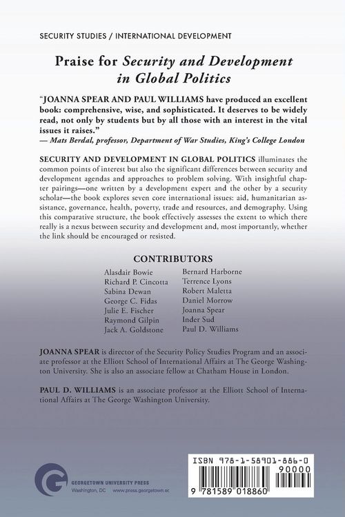 Produktbild: Security and Development in Global Politics
