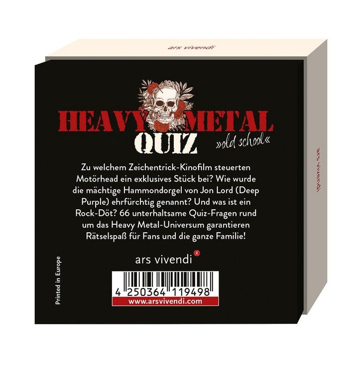 Produktbild: Heavy Metal-Quiz  (Neuauflage)