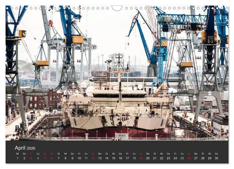 Produktbild: Hamburger Stadtansichten (Wandkalender 2026 DIN A3 quer), CALVENDO Monatskalender