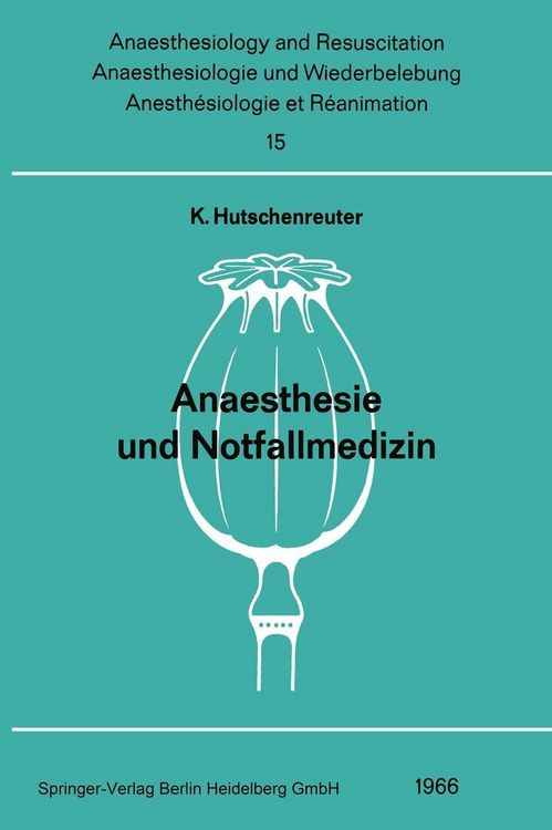 Produktbild: Anaesthesie und Notfallmedizin