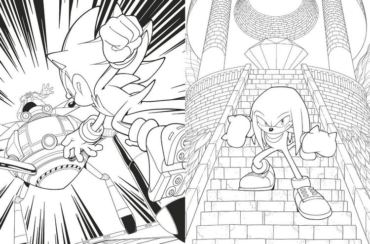Produktbild: Sonic the Hedgehog Team Sonic Colouring Book