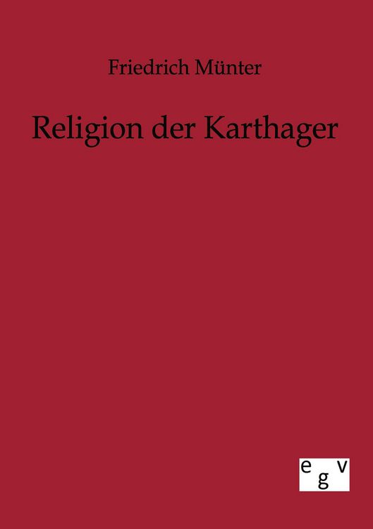 Produktbild: Religion der Karthager
