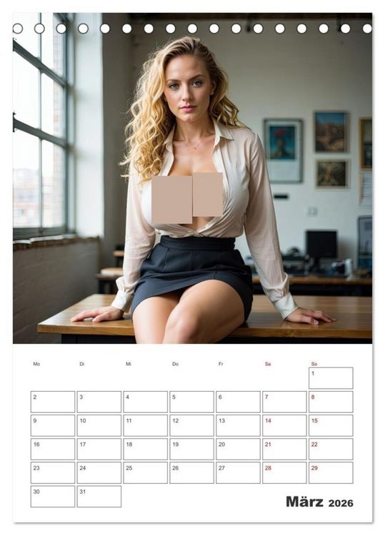 Produktbild: Schreibtischs&uuml;nden (Tischkalender 2026 DIN A5 hoch), CALVENDO Monatskalender