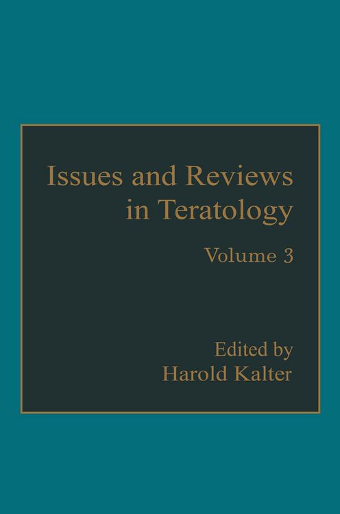 Produktbild: Issues and Reviews in Teratology