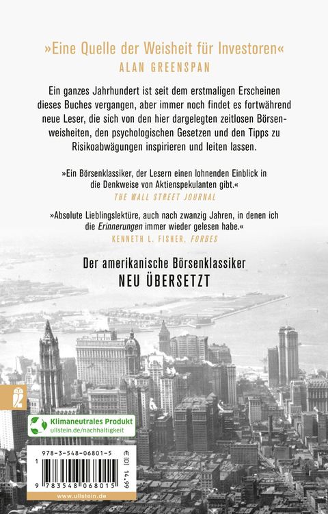 Produktbild: Erinnerungen eines Börsenspekulanten