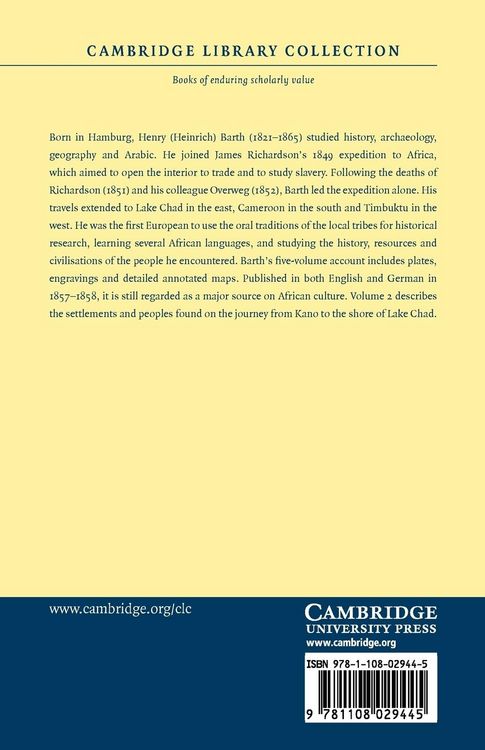 Produktbild: Travels and Discoveries in North and Central Africa - Volume 2