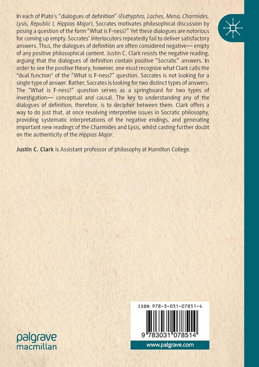 Produktbild: Plato&rsquo;s Dialogues of Definition