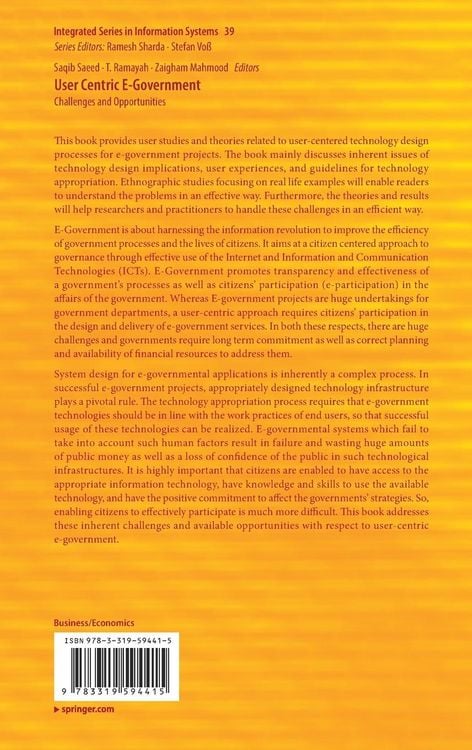 Produktbild: User Centric E-Government