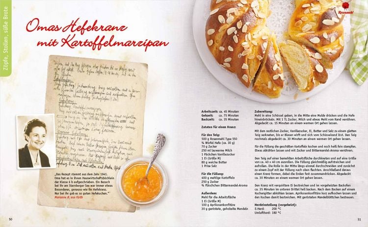 Produktbild: K&ouml;stliches aus Hefeteig. Sch&auml;tze aus Omas Backbuch. 86 fast vergessene Backrezepte