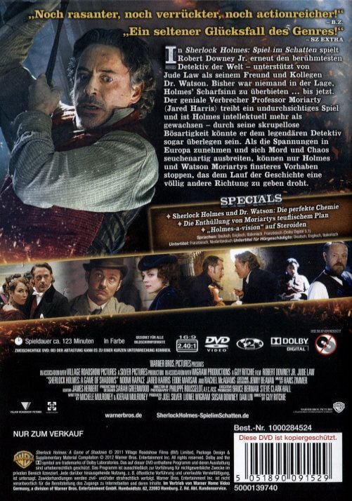 Produktbild: Sherlock Holmes - Spiel im Schatten