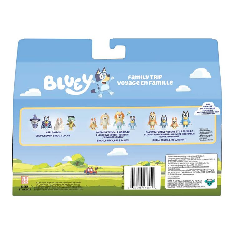 Produktbild: Moose: BLUEY 4-Pack - Familie Heeler auf Reisen