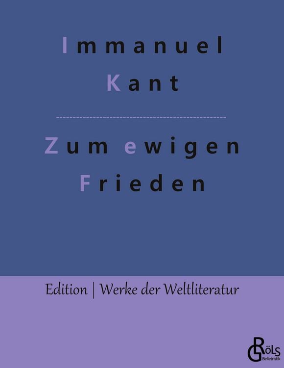 Produktbild: Zum ewigen Frieden